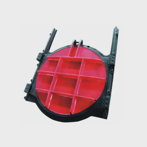 YZ type cast iron copper inlaid round gate