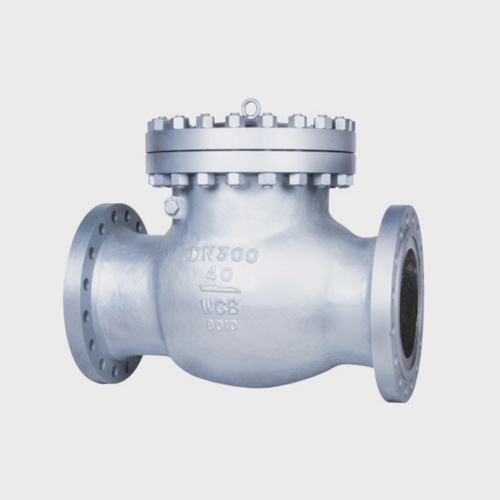 Flange connected steel swing check valve