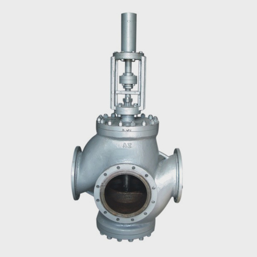 Three way stop valve