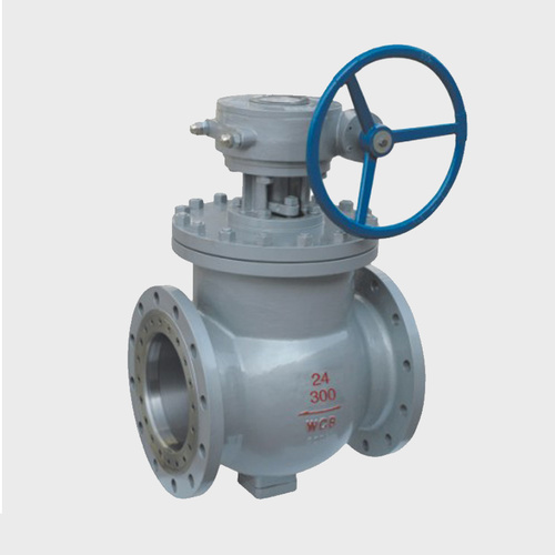 Top mounted eccentric hemisphere valve