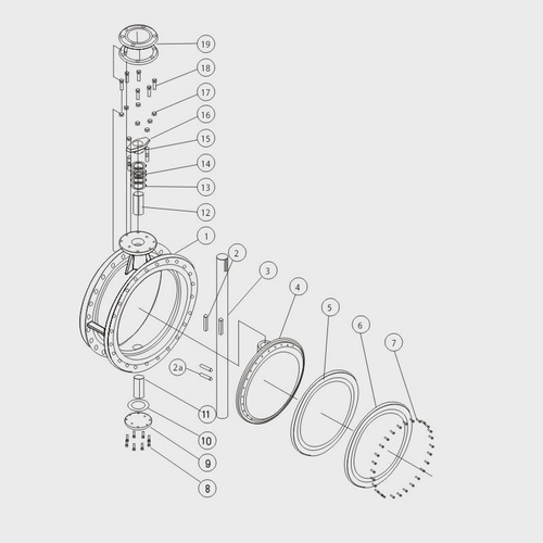 Metal seal butterfly valve