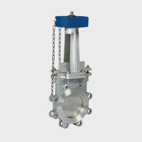 Sprocket knife gate valve