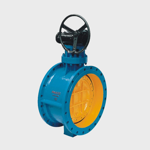 Soft seal eccentric flange butterfly valve