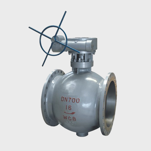 Side mounted eccentric hemisphere valve