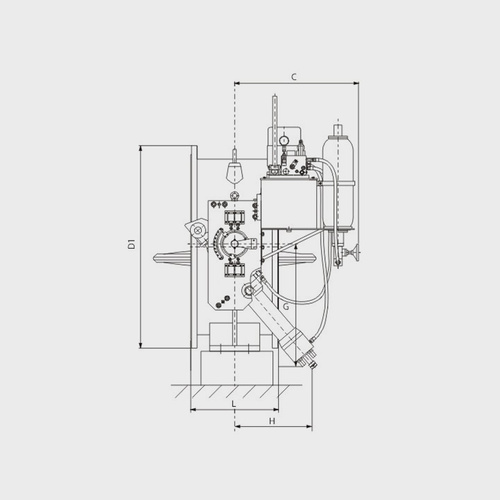 Hydraulic control butterfly valve