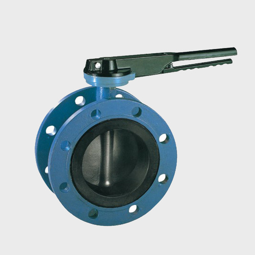 Soft sealing flange center plate butterfly valve